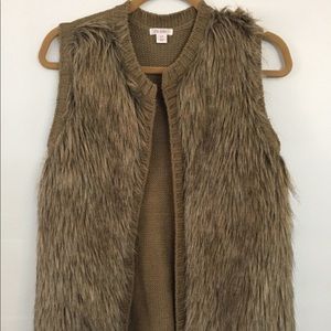 Target Xhilaration Faux Fur Vest